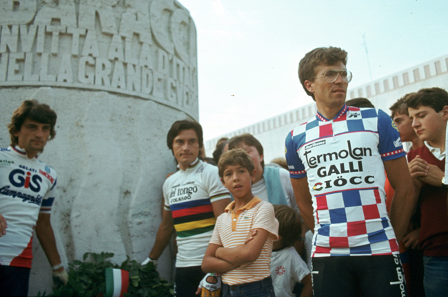 Saronni at the Giro di Romagna