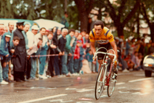 Saronni rides the 1987 Giro's 13th stage