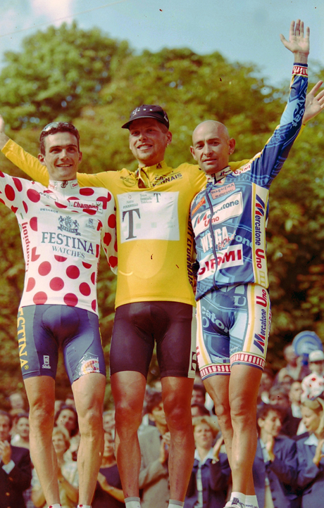 1997 Tour de France podium
