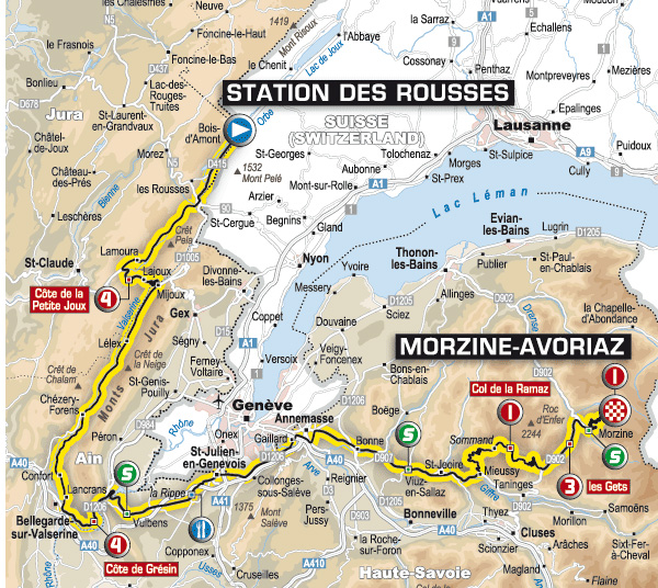 Stage 8 route map