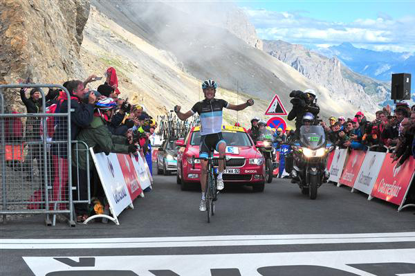 Andy Schleck win on the Galibier in 2011