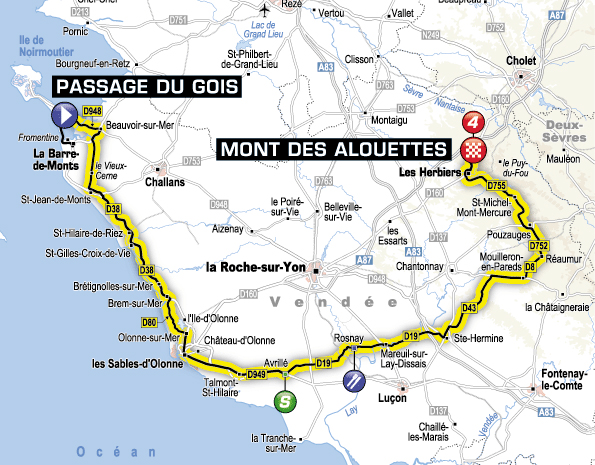 Stage 1 route map