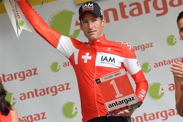 Martin Elmiger was given the day's combativity award