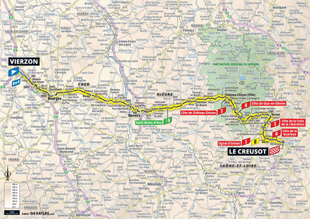 Stage 7 map