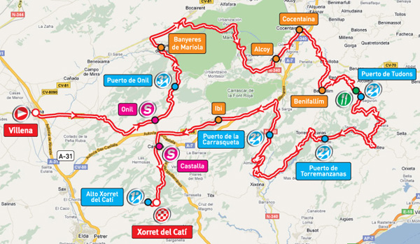Stage 8 route map