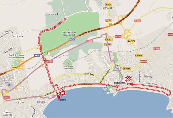Stage 1 route map